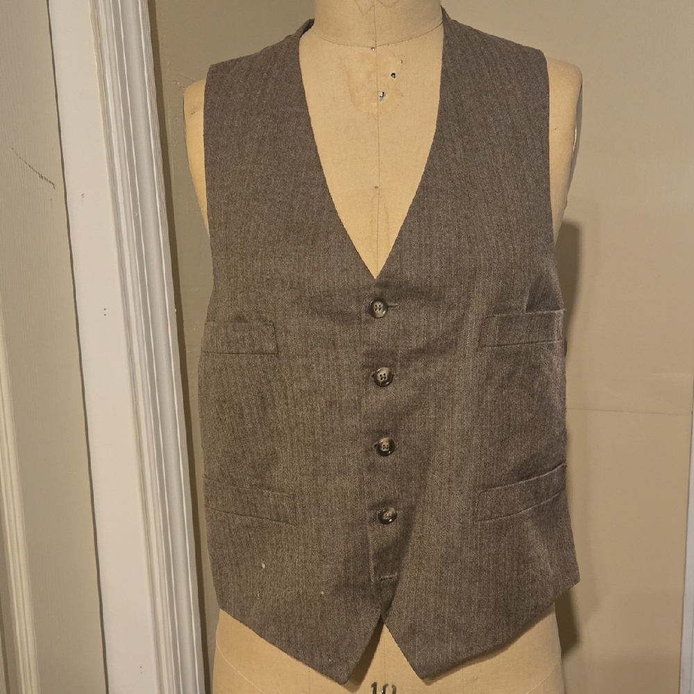 Men's Brown Vest